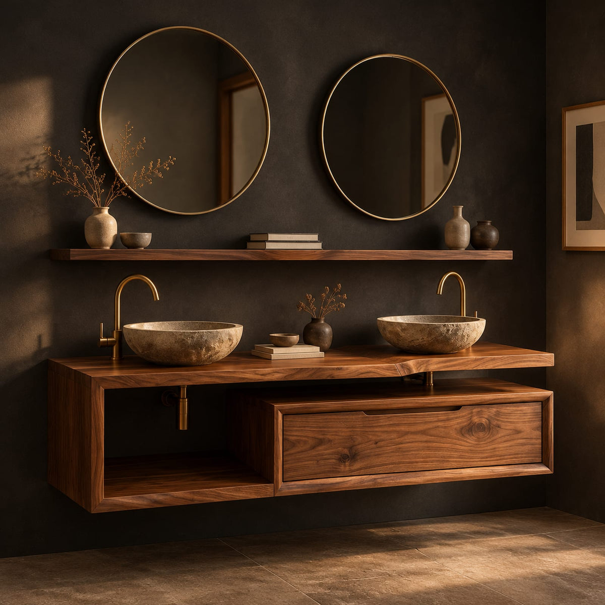 Natural wood grain detail