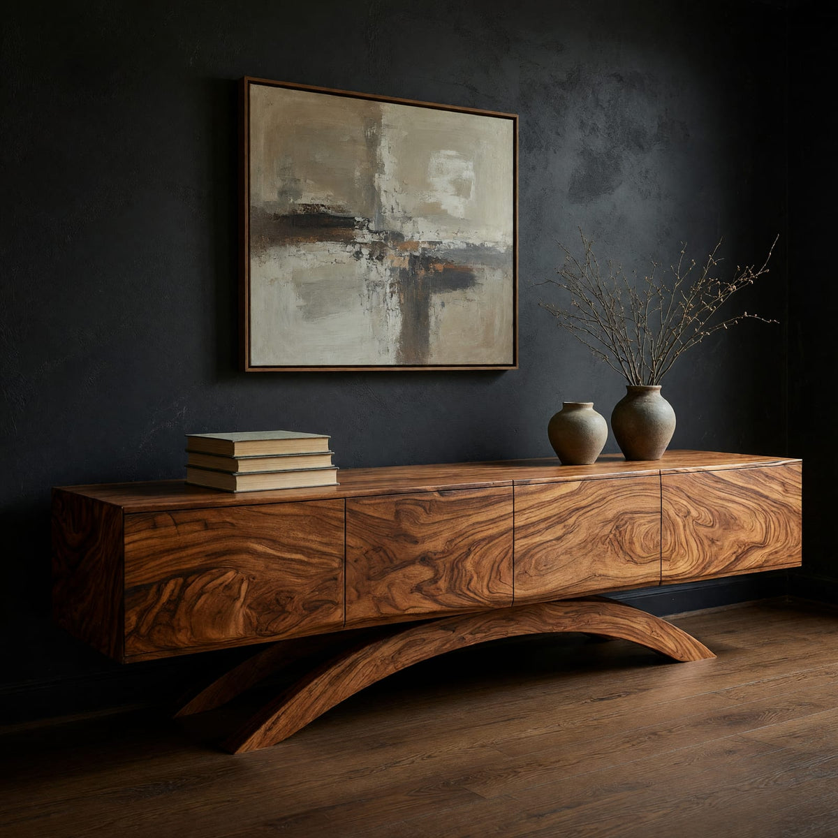 Natural wood grain detail