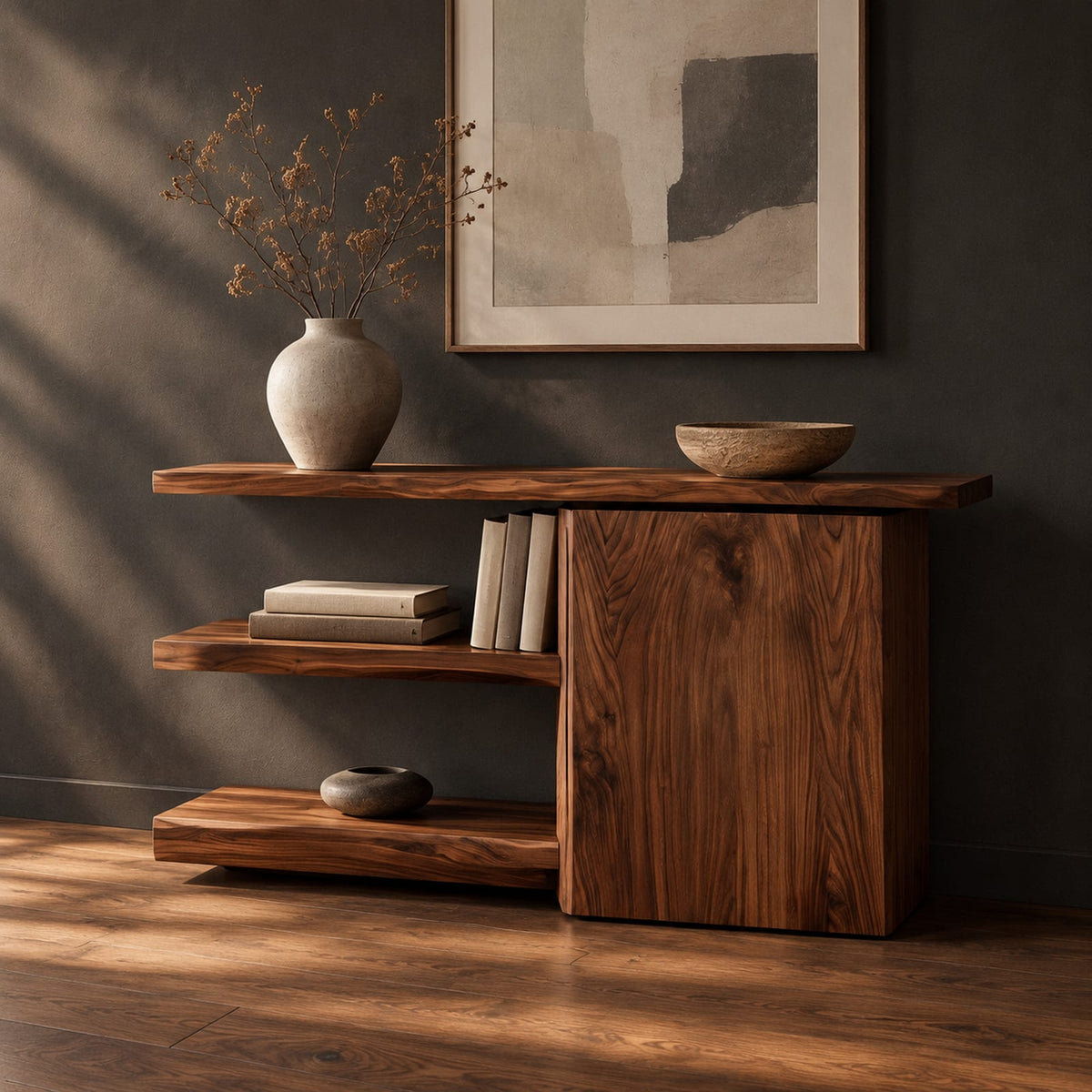 Natural wood grain detail