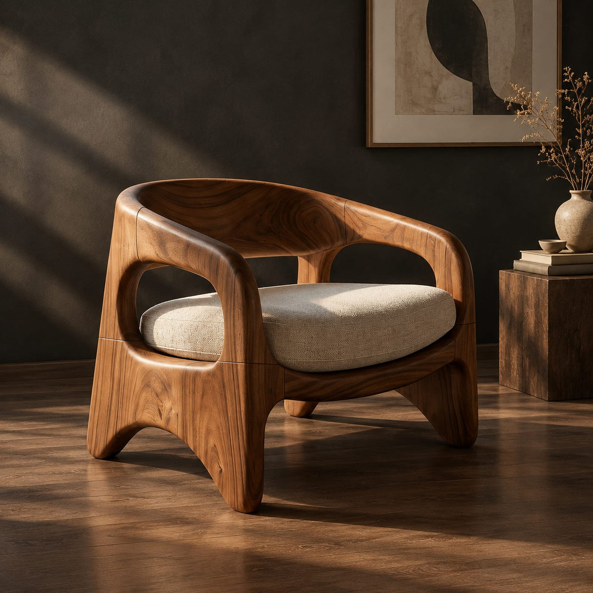 Natural wood grain detail