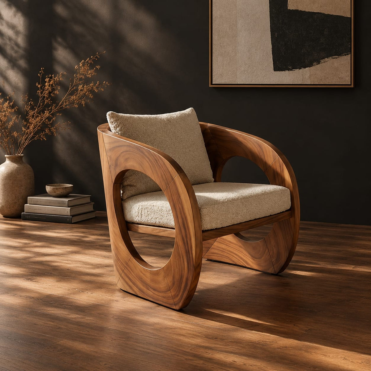 Natural wood grain detail