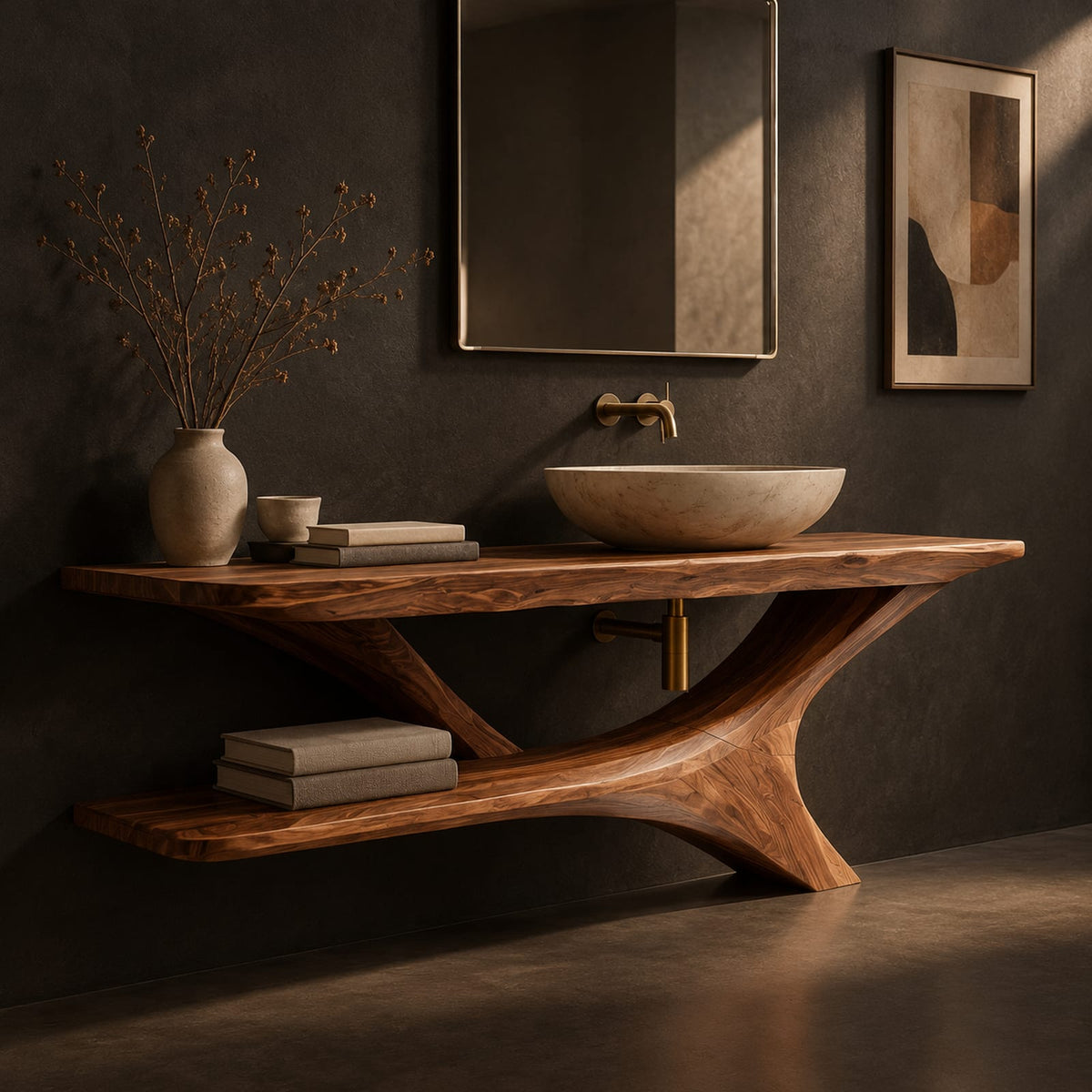 Natural wood grain detail