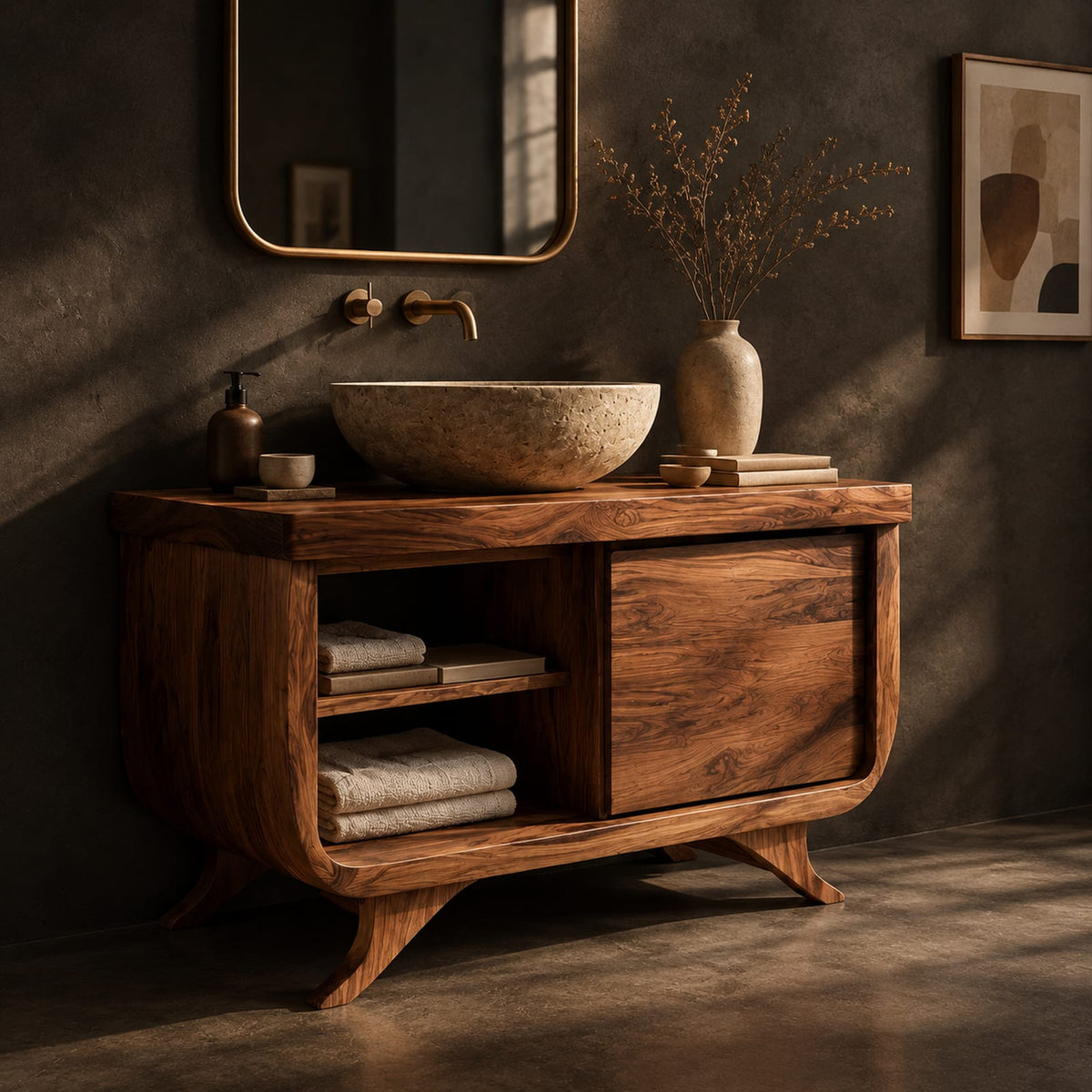 Natural wood grain detail
