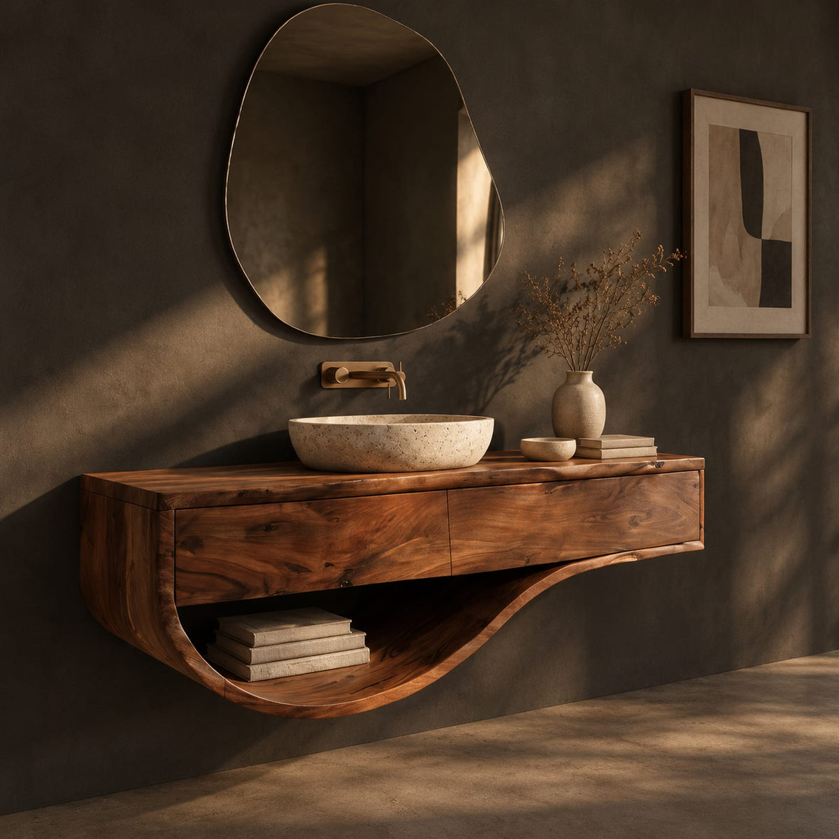 Natural wood grain detail