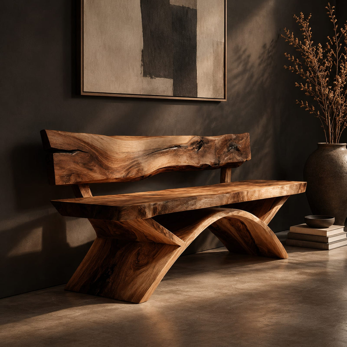 Natural wood grain detail