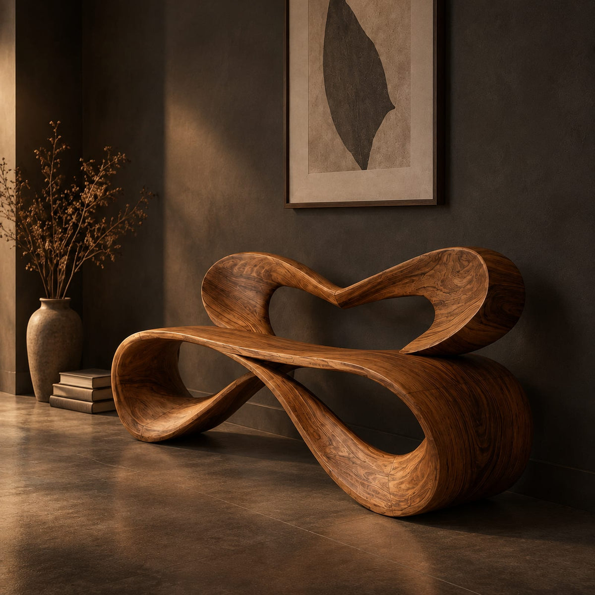Natural wood grain detail