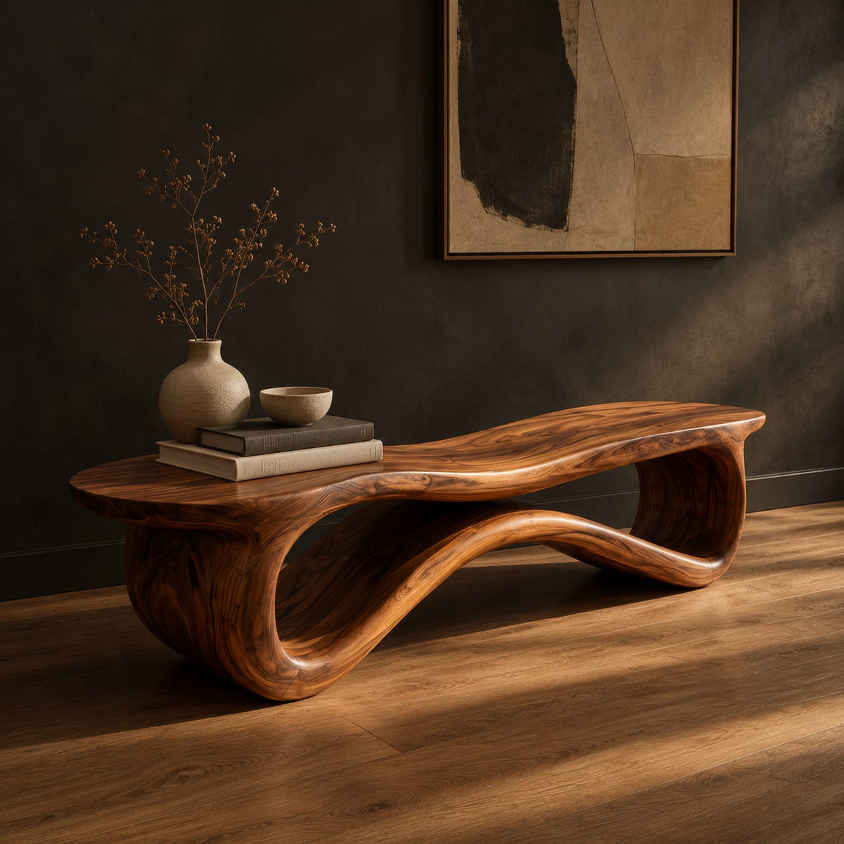 Natural wood grain detail