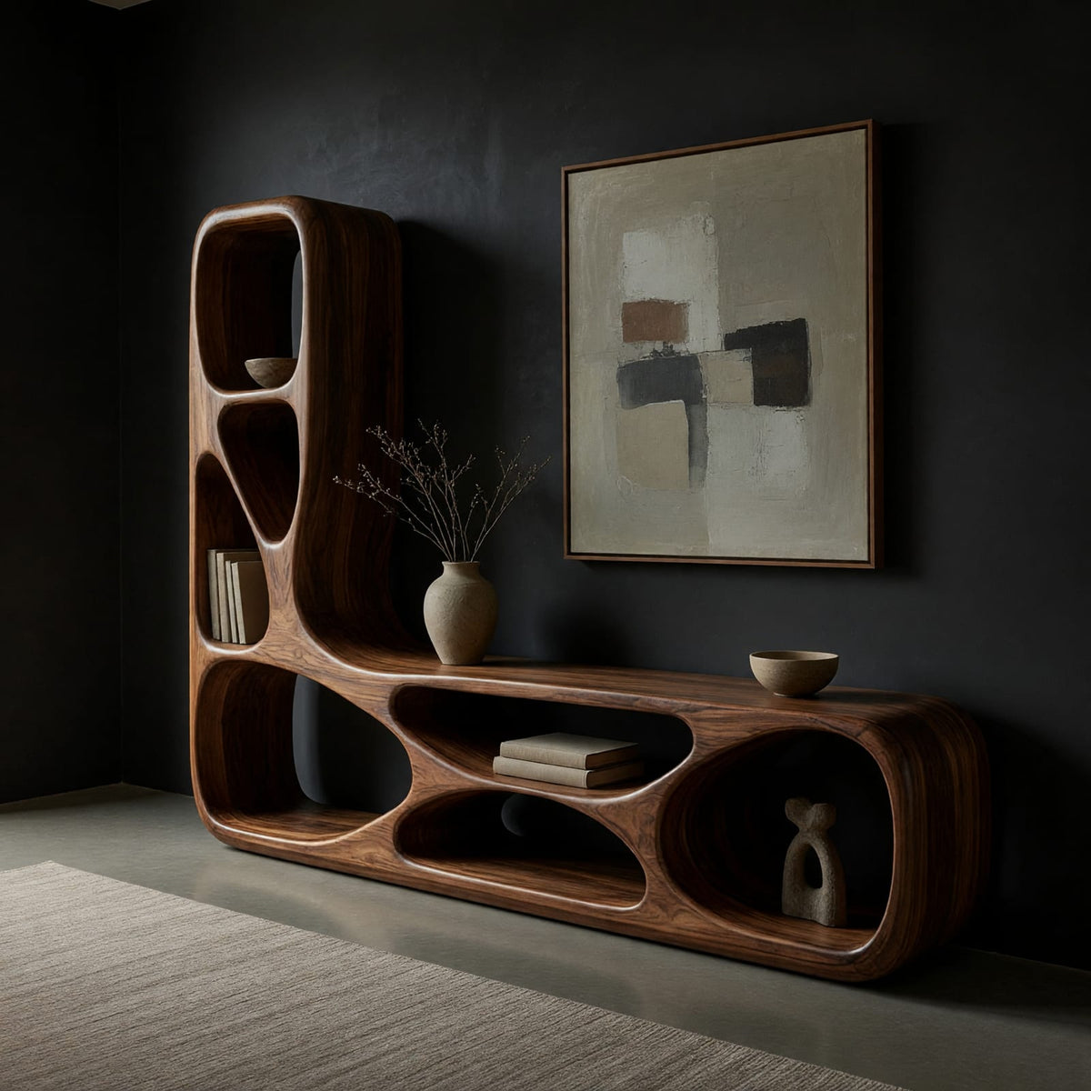 Natural wood grain detail