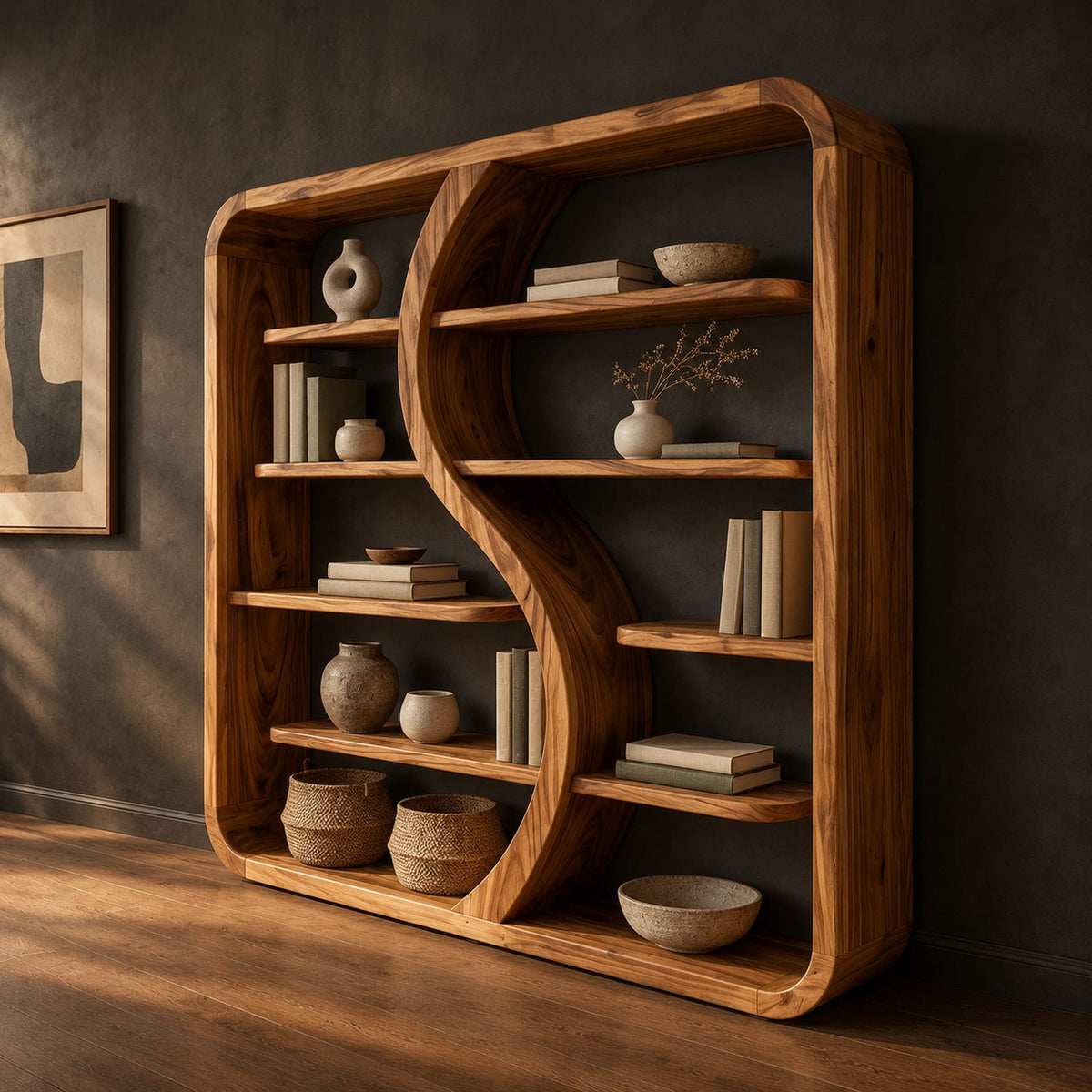 Natural wood grain detail