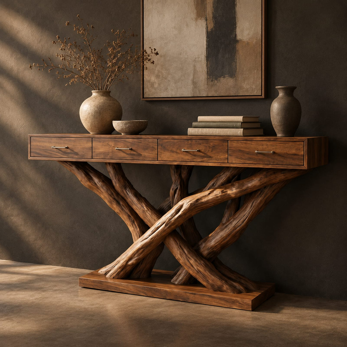 Natural wood grain detail