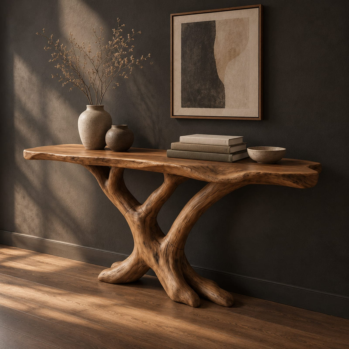 Natural wood grain detail