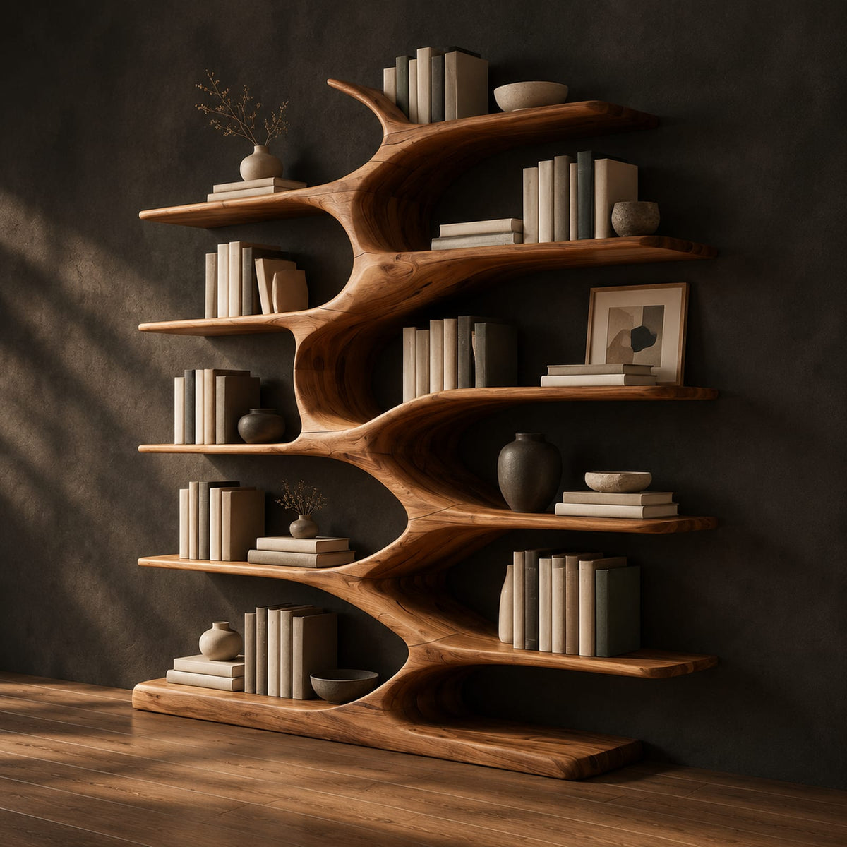 Natural wood grain detail