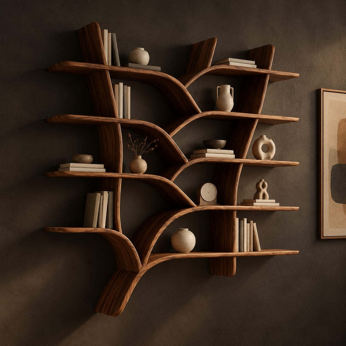 Natural wood grain detail