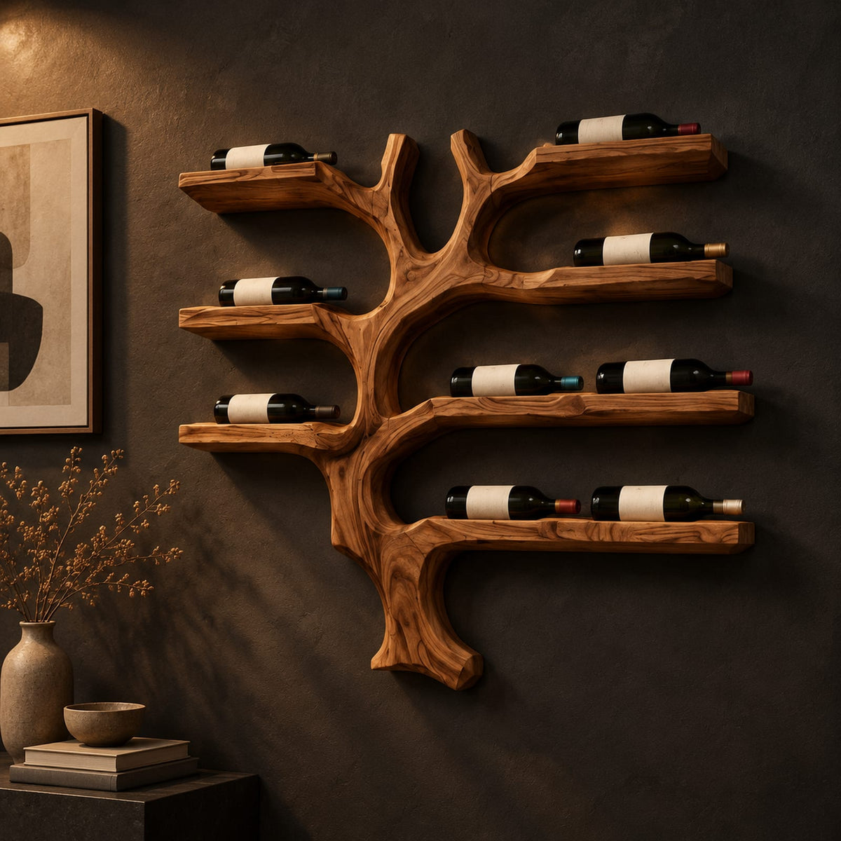 Natural wood grain detail