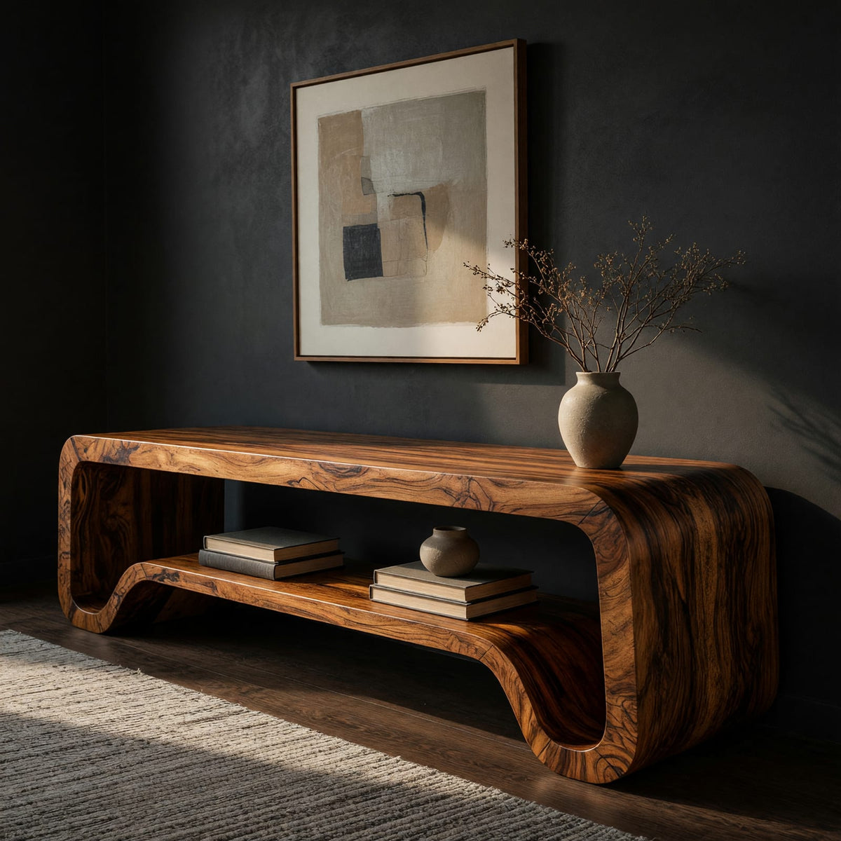 Natural wood grain detail