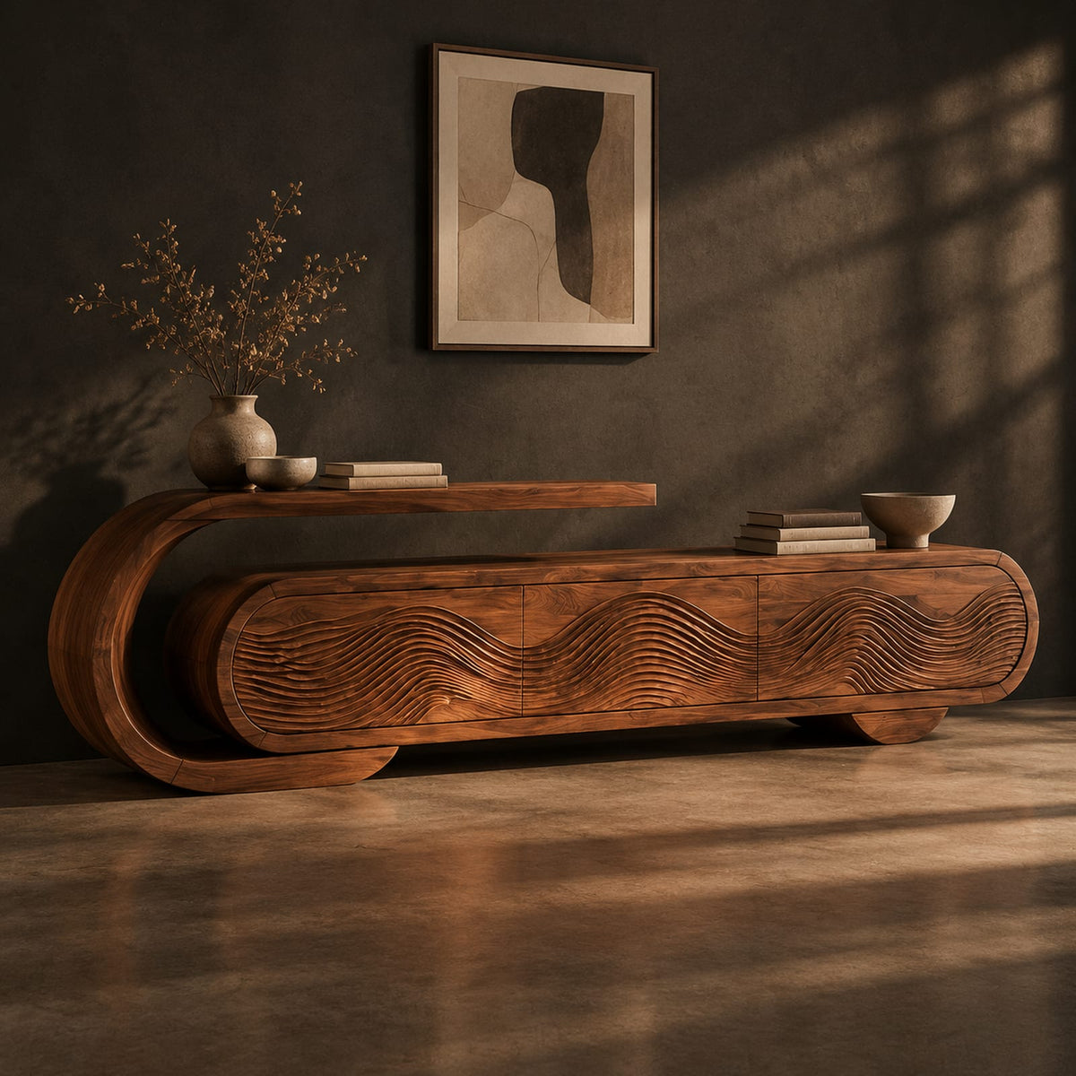 Natural wood grain detail