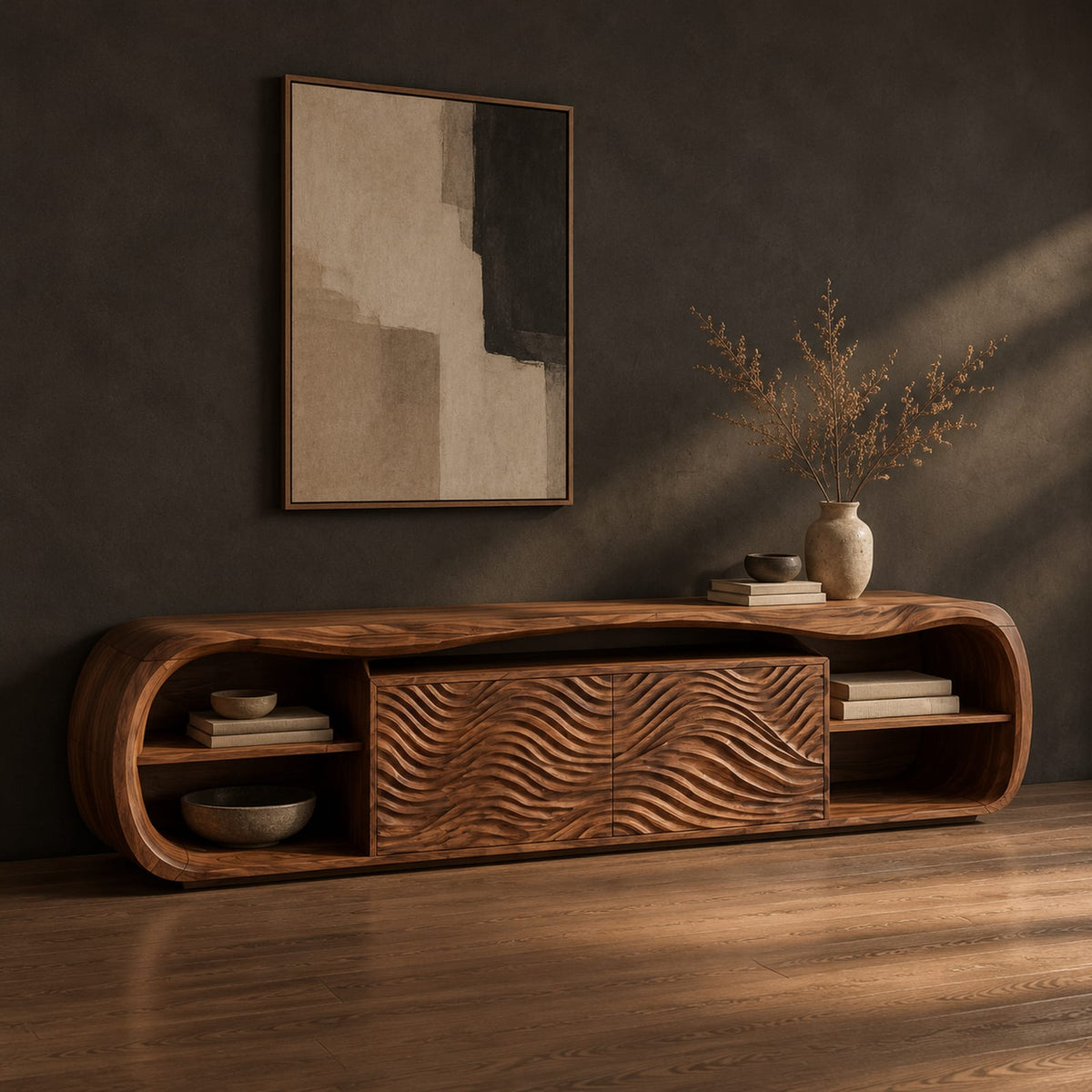 Natural wood grain detail
