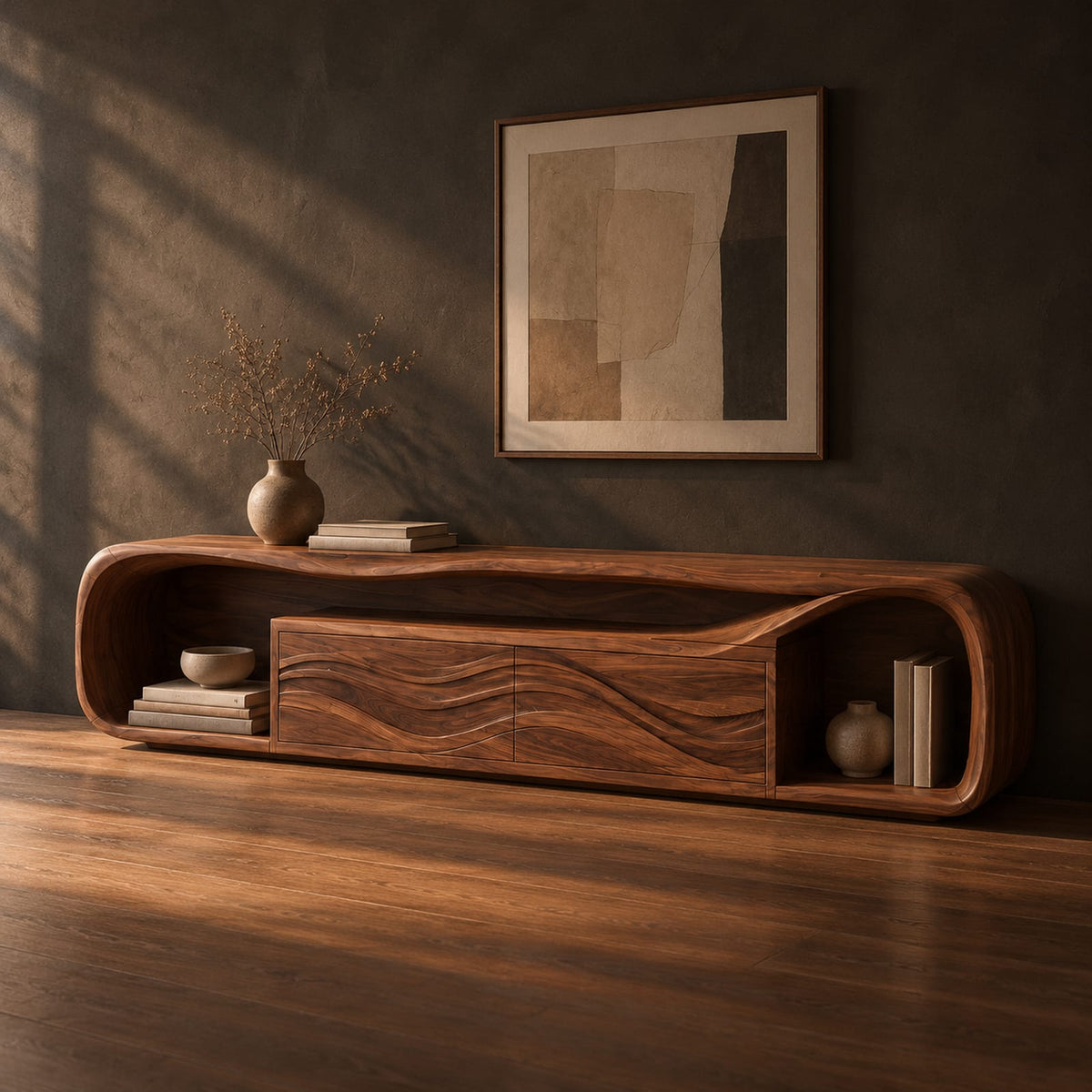 Natural wood grain detail