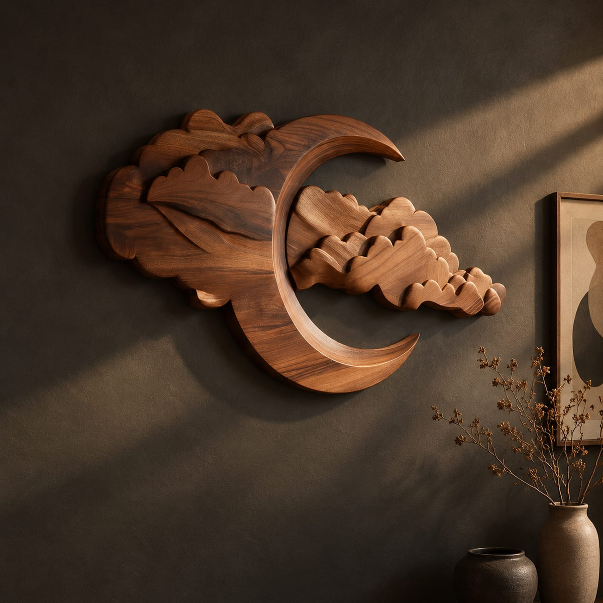 Natural wood grain detail