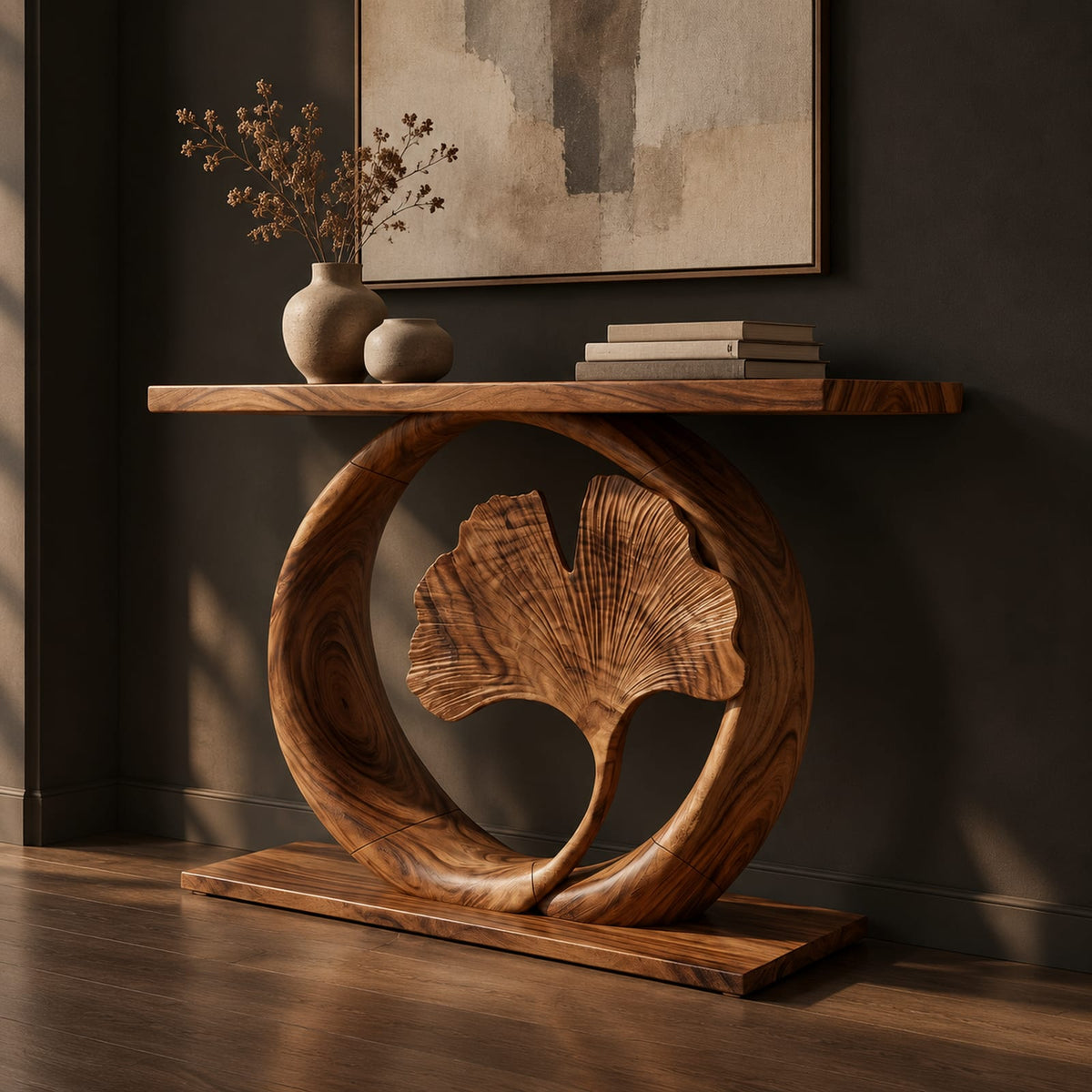 Natural wood grain detail