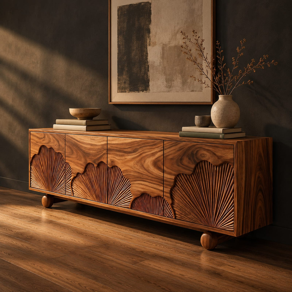 Natural wood grain detail