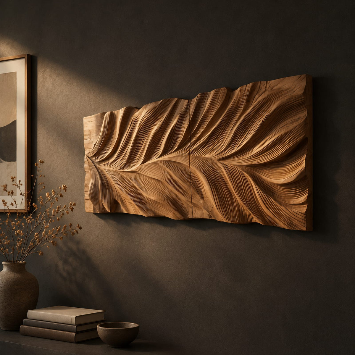 Natural wood grain detail