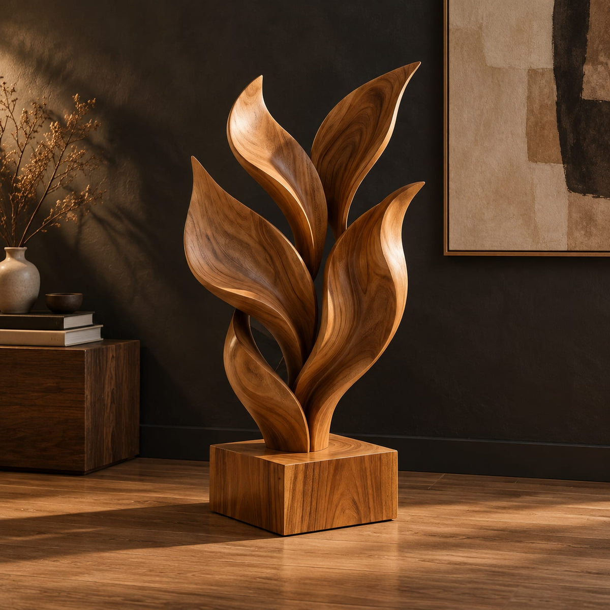 Natural wood grain detail
