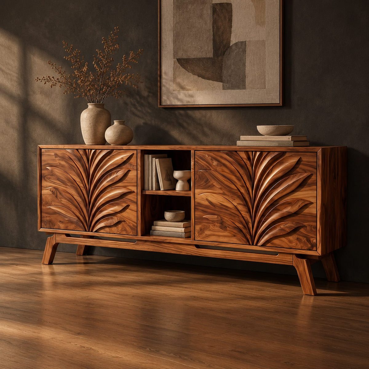 Natural wood grain detail