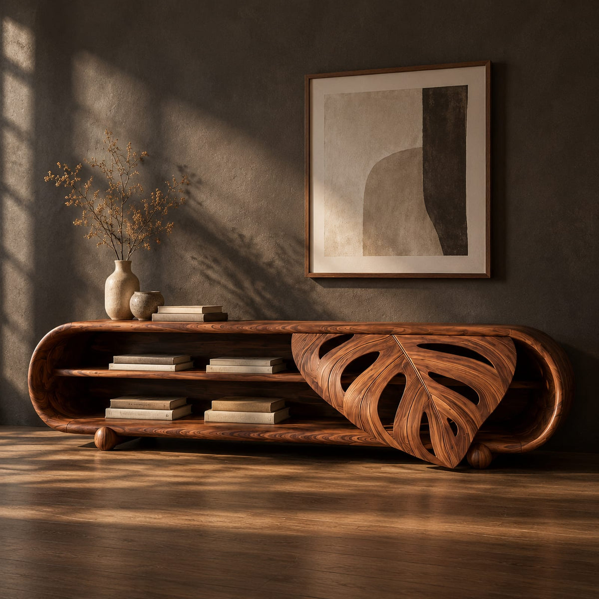 Natural wood grain detail