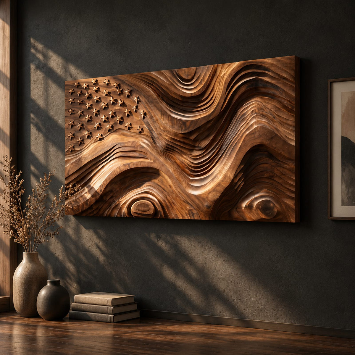 Natural wood grain detail