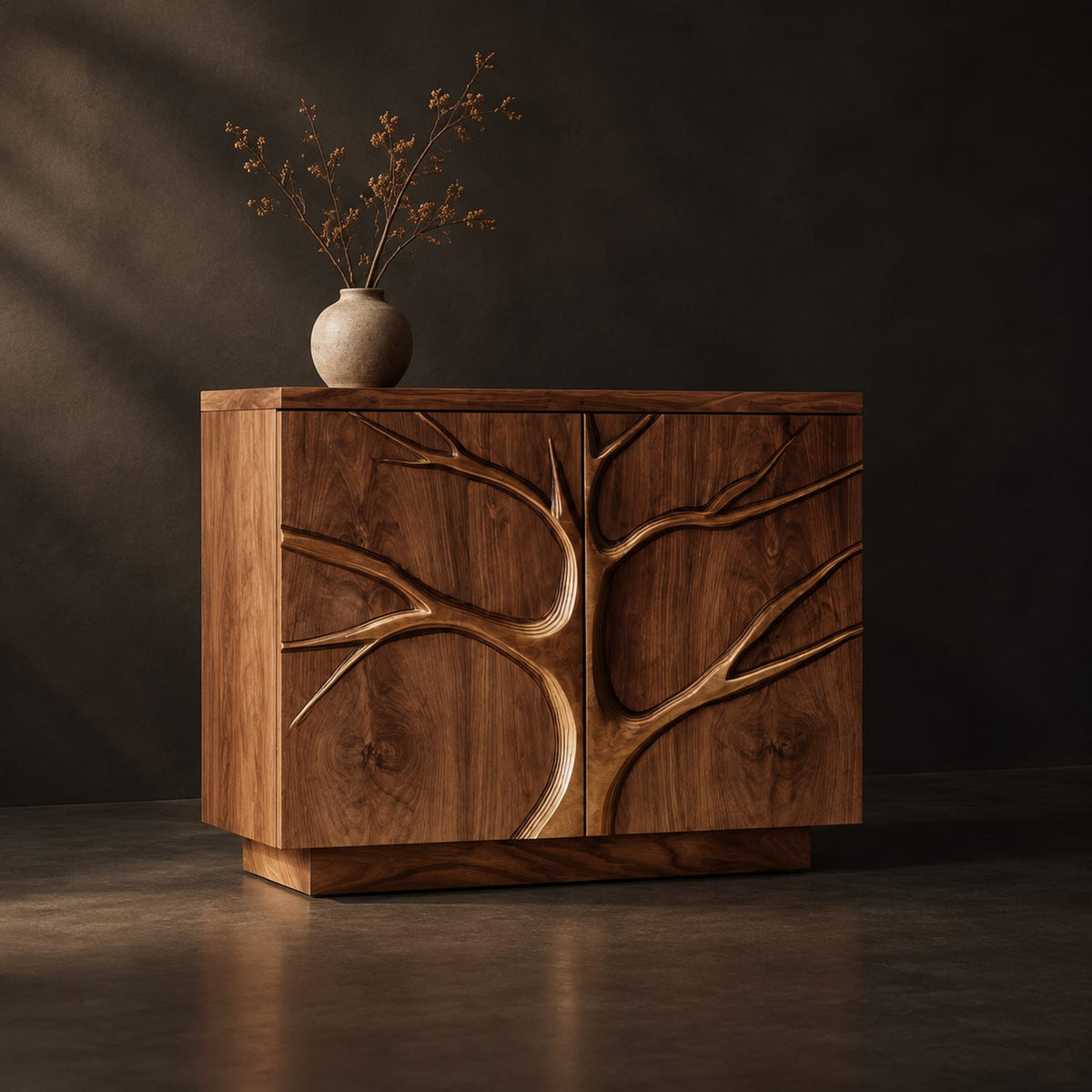 Natural wood grain detail