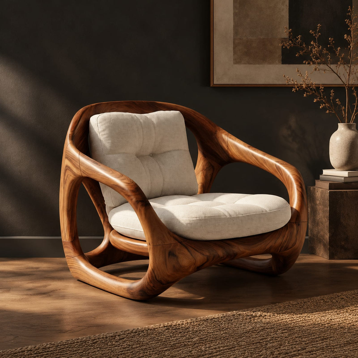 Natural wood grain detail
