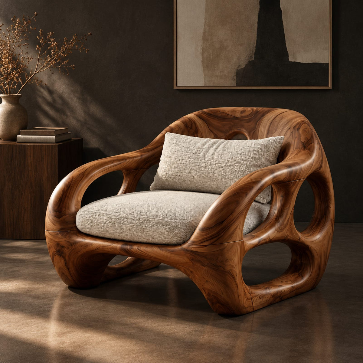 Natural wood grain detail
