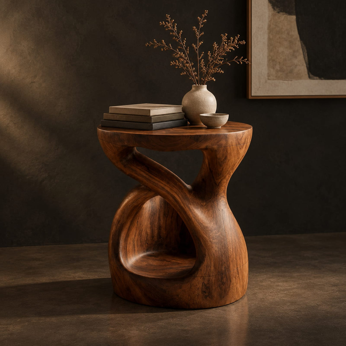Natural wood grain detail