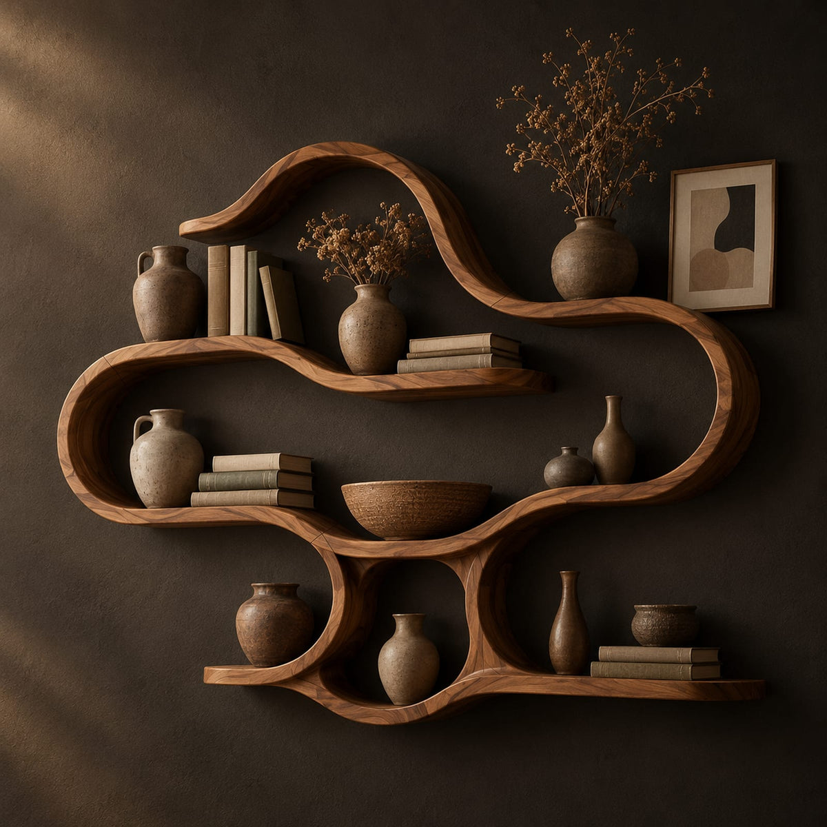Natural wood grain detail