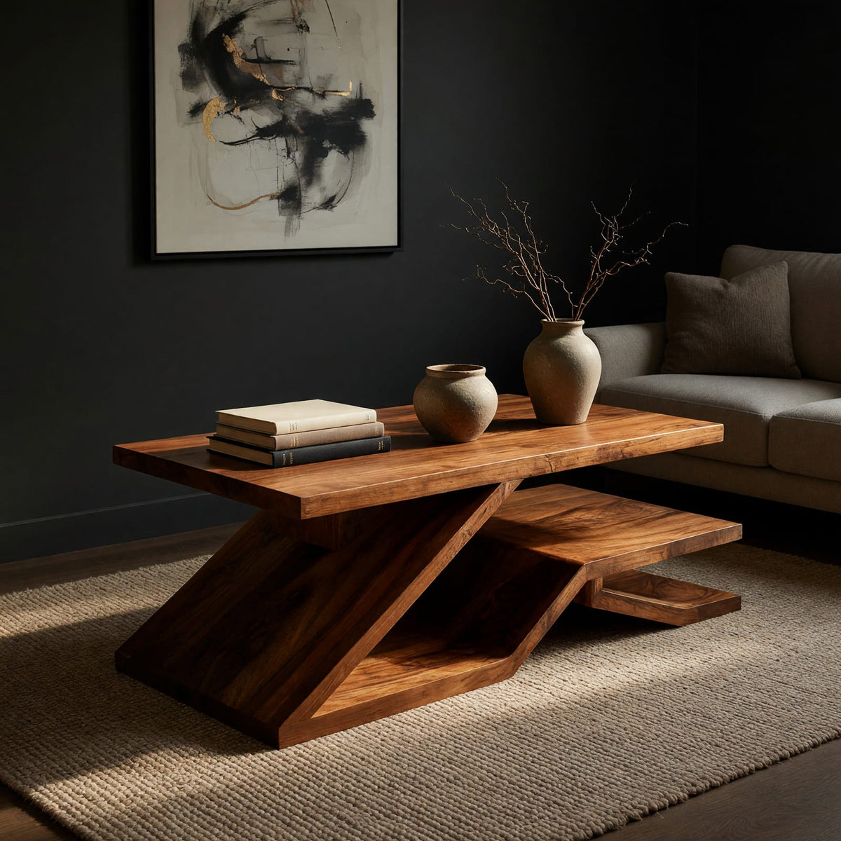 Natural wood grain detail