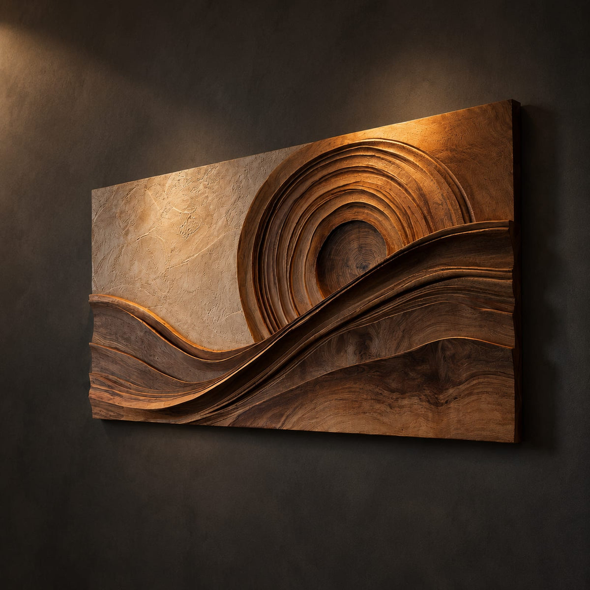 Natural wood grain detail