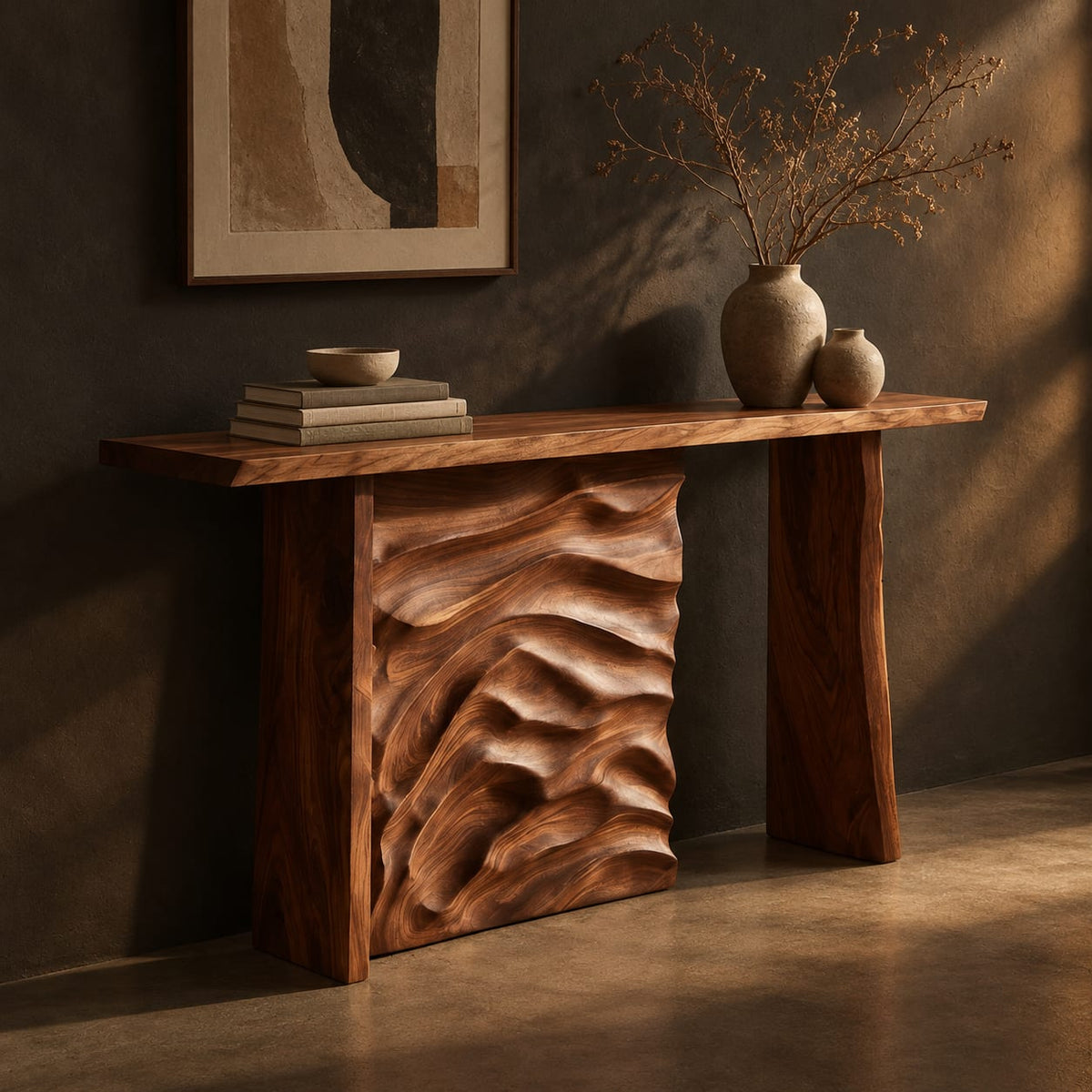 Natural wood grain detail