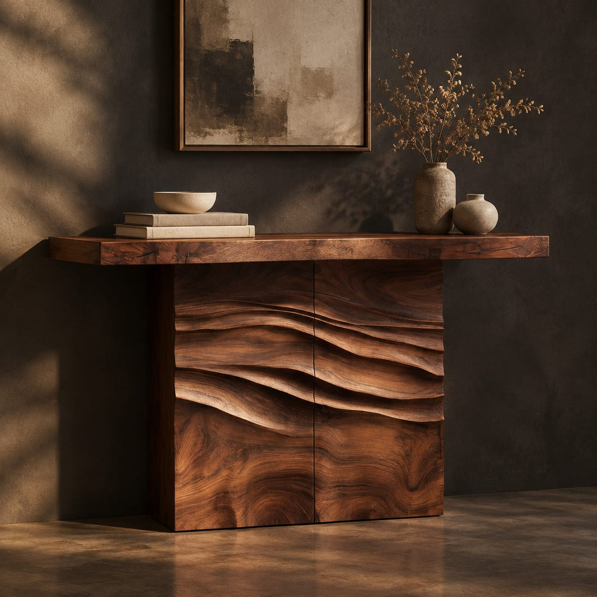 Natural wood grain detail