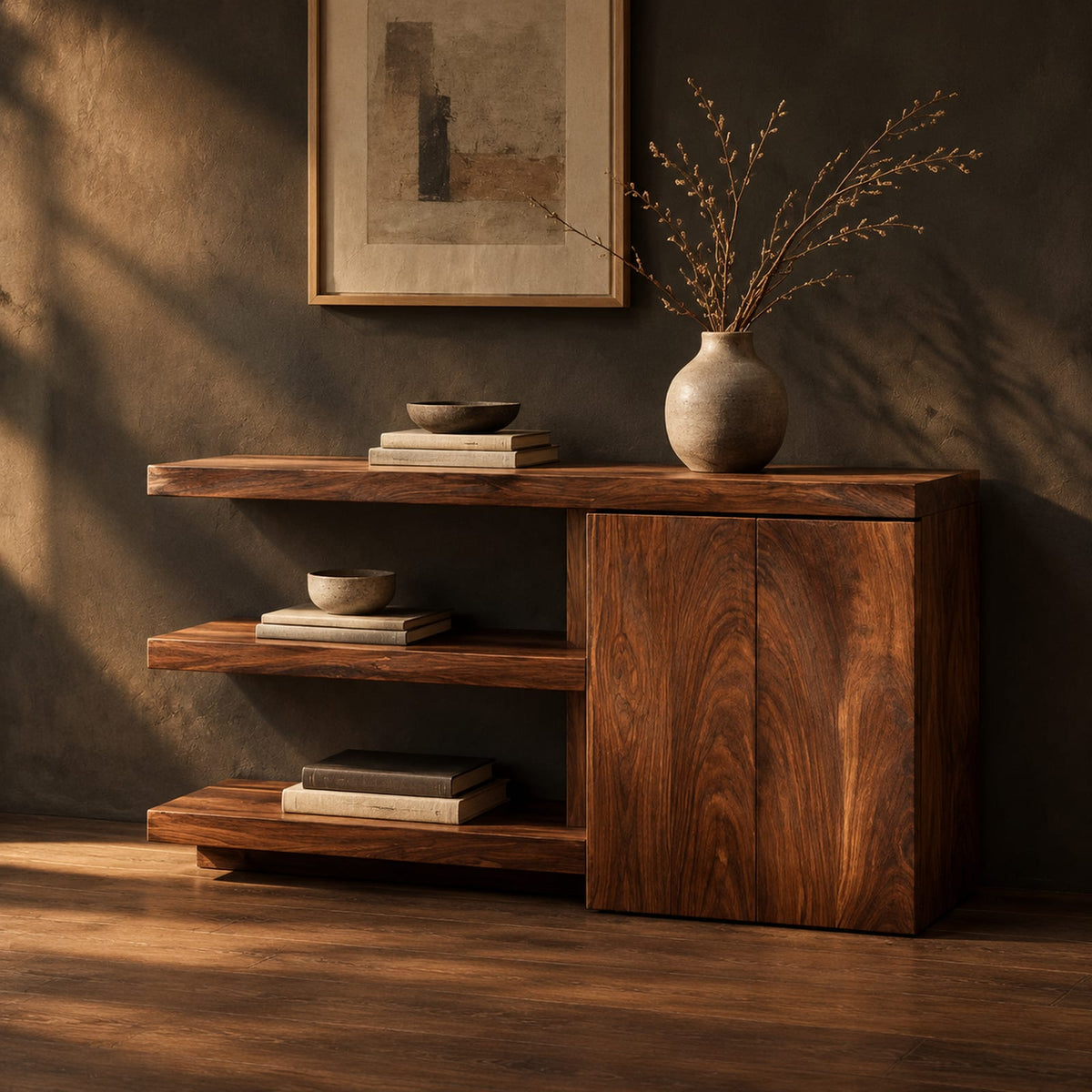 Natural wood grain detail