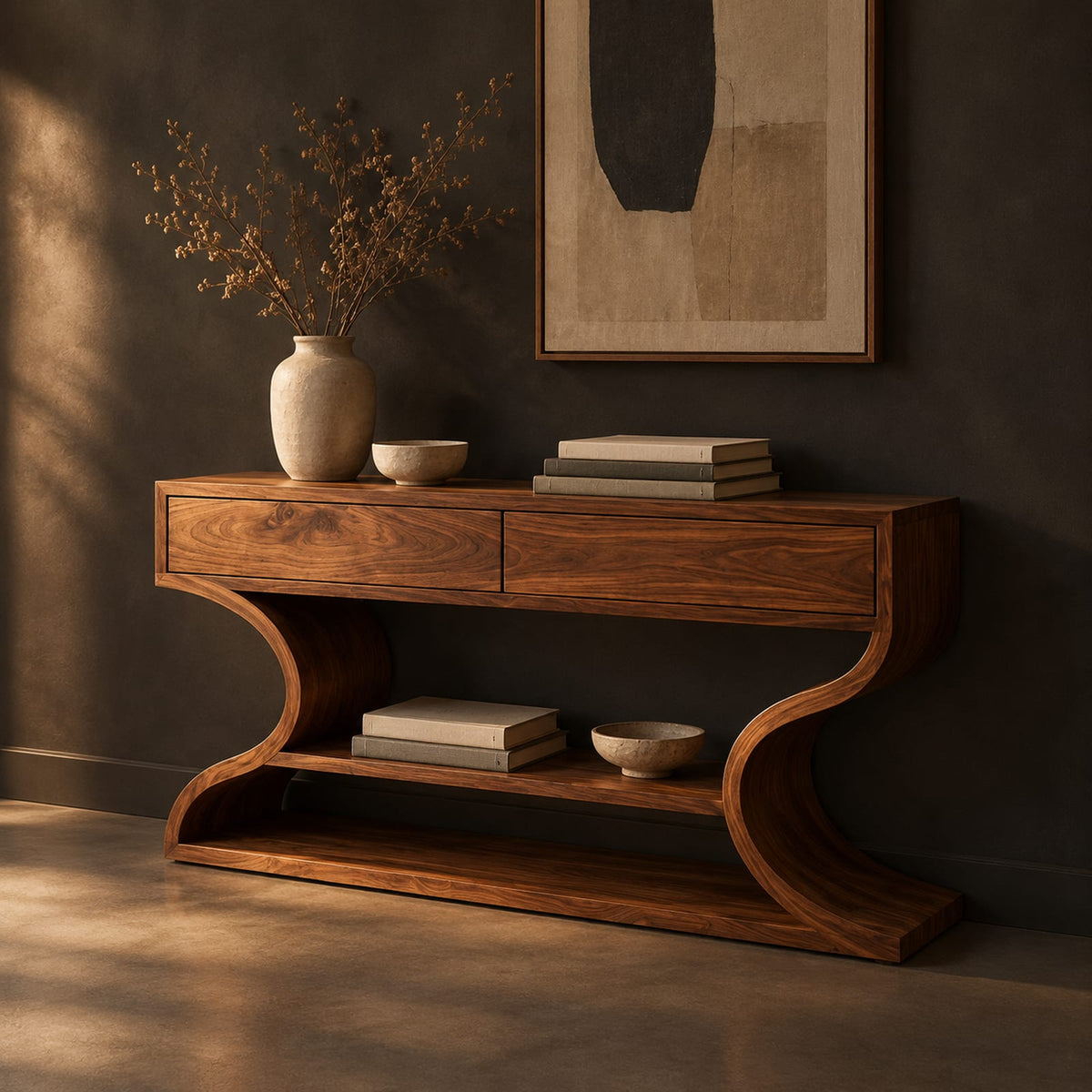 Natural wood grain detail