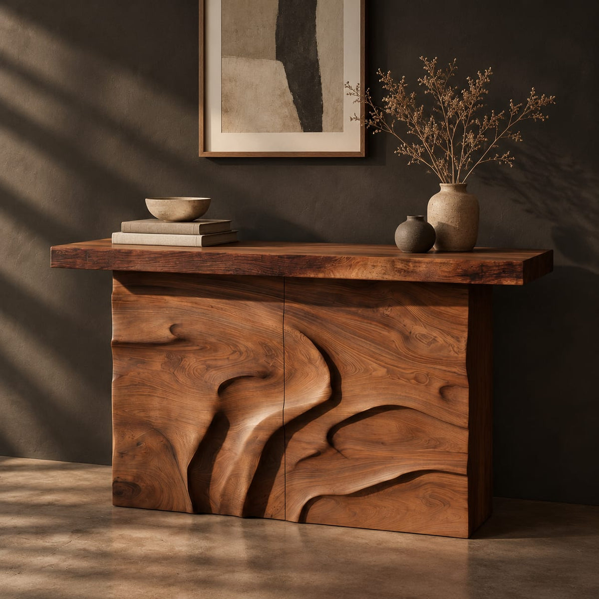 Natural wood grain detail