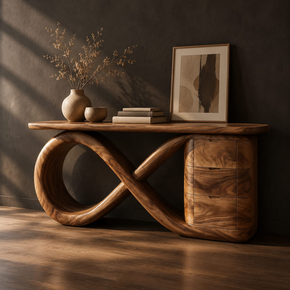 Natural wood grain detail