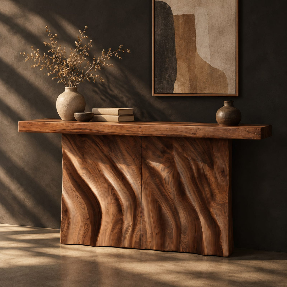 Natural wood grain detail