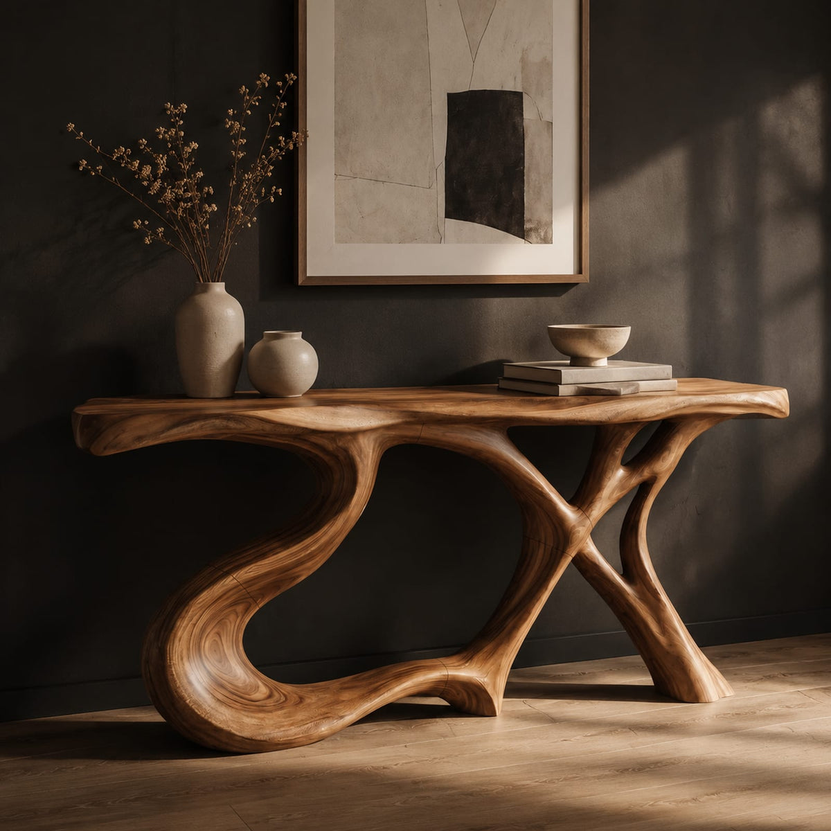 Natural wood grain detail