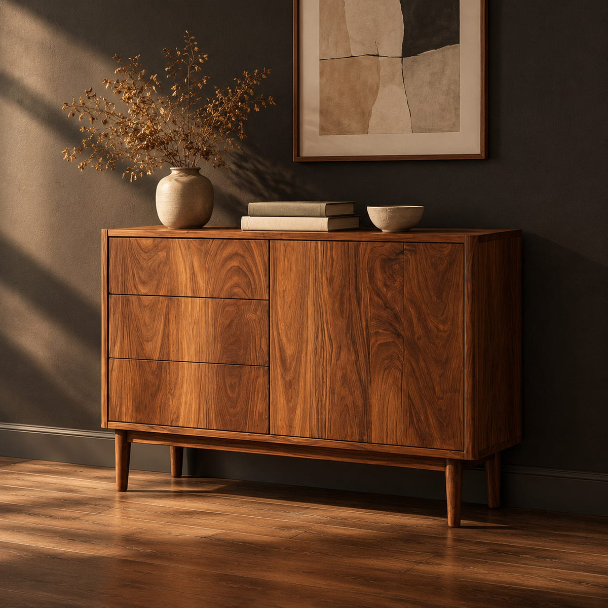 Natural wood grain detail