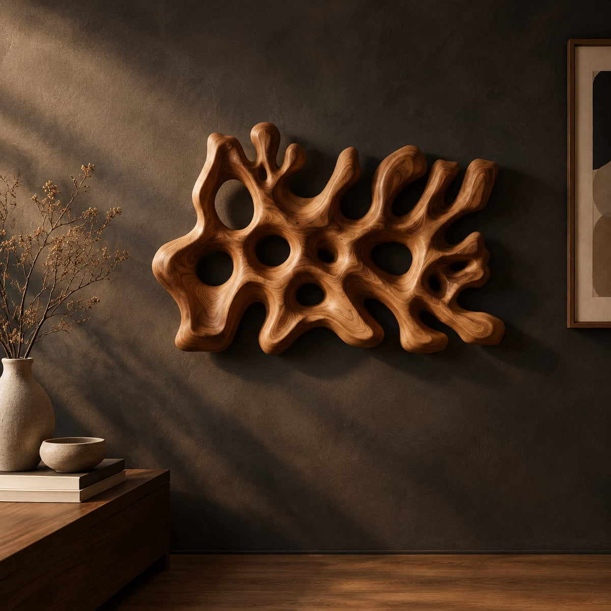 Natural wood grain detail