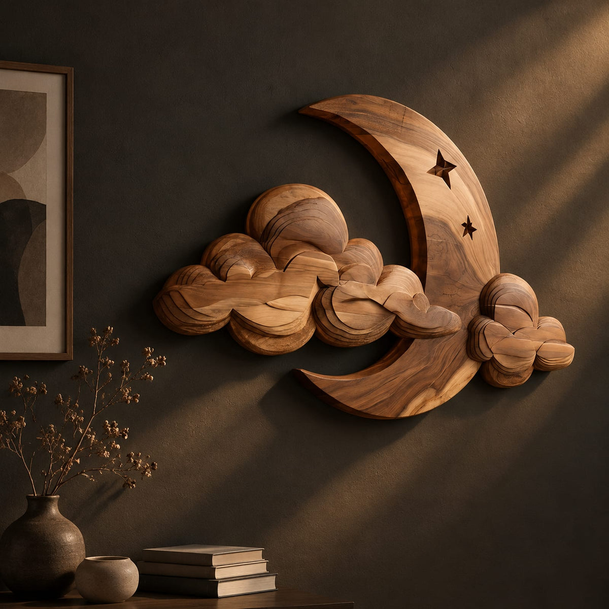 Natural wood grain detail