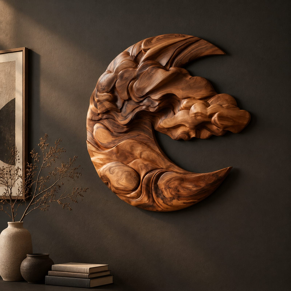 Natural wood grain detail