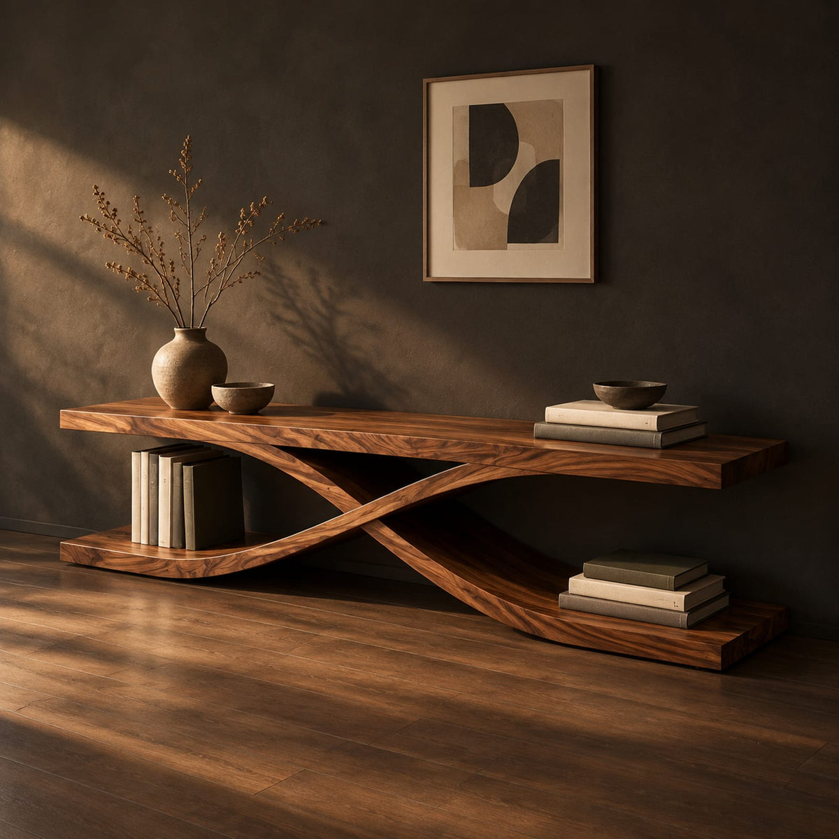 Natural wood grain detail